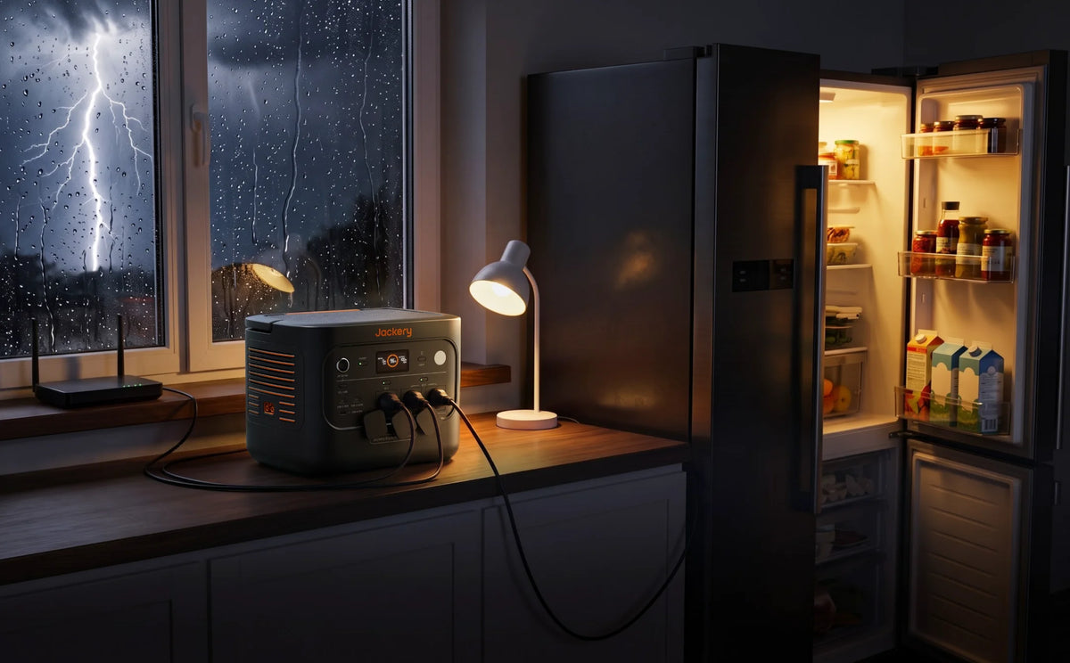 Wichtige Haushaltsgeräte bei einem Stromausfall mit Strom versorgen