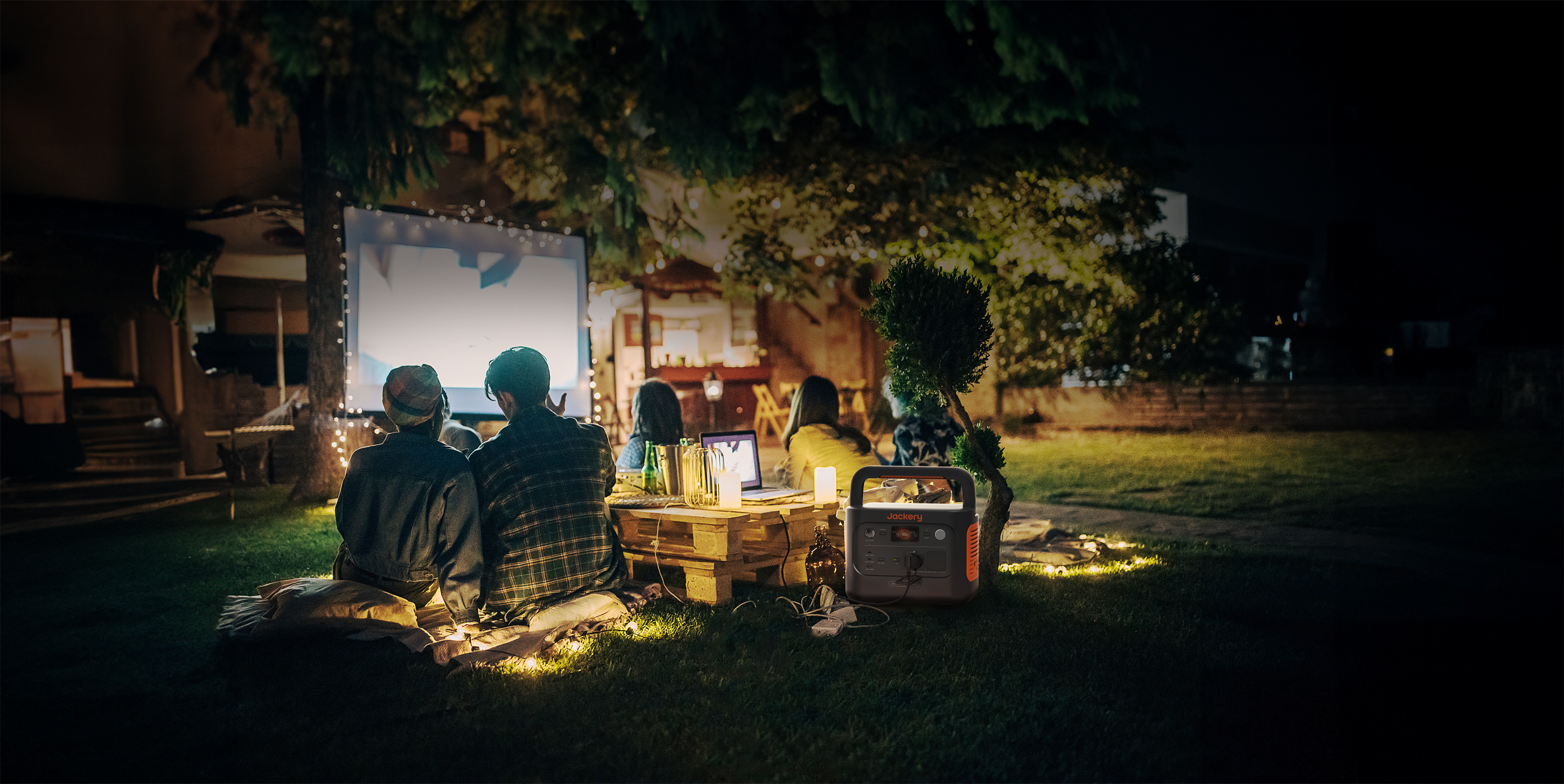 coole Gartenparty