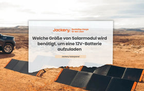 12v batterie mit solarpanel laden​