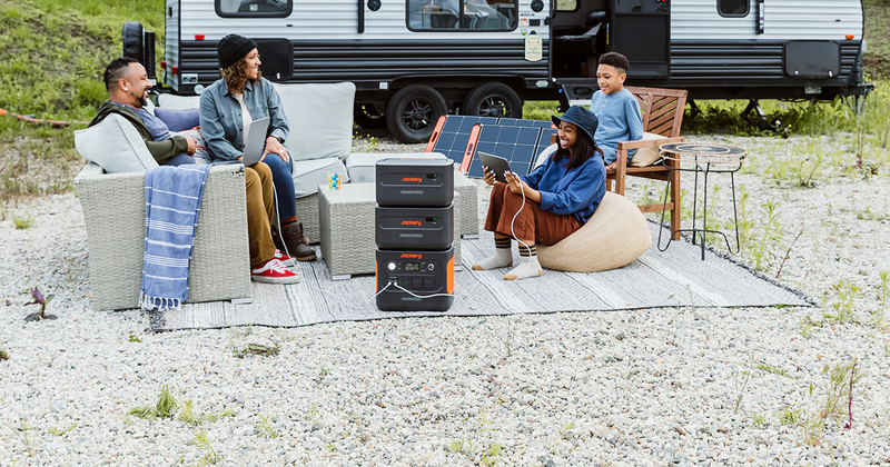 Balkonkraftwerks mit Speicher-Set