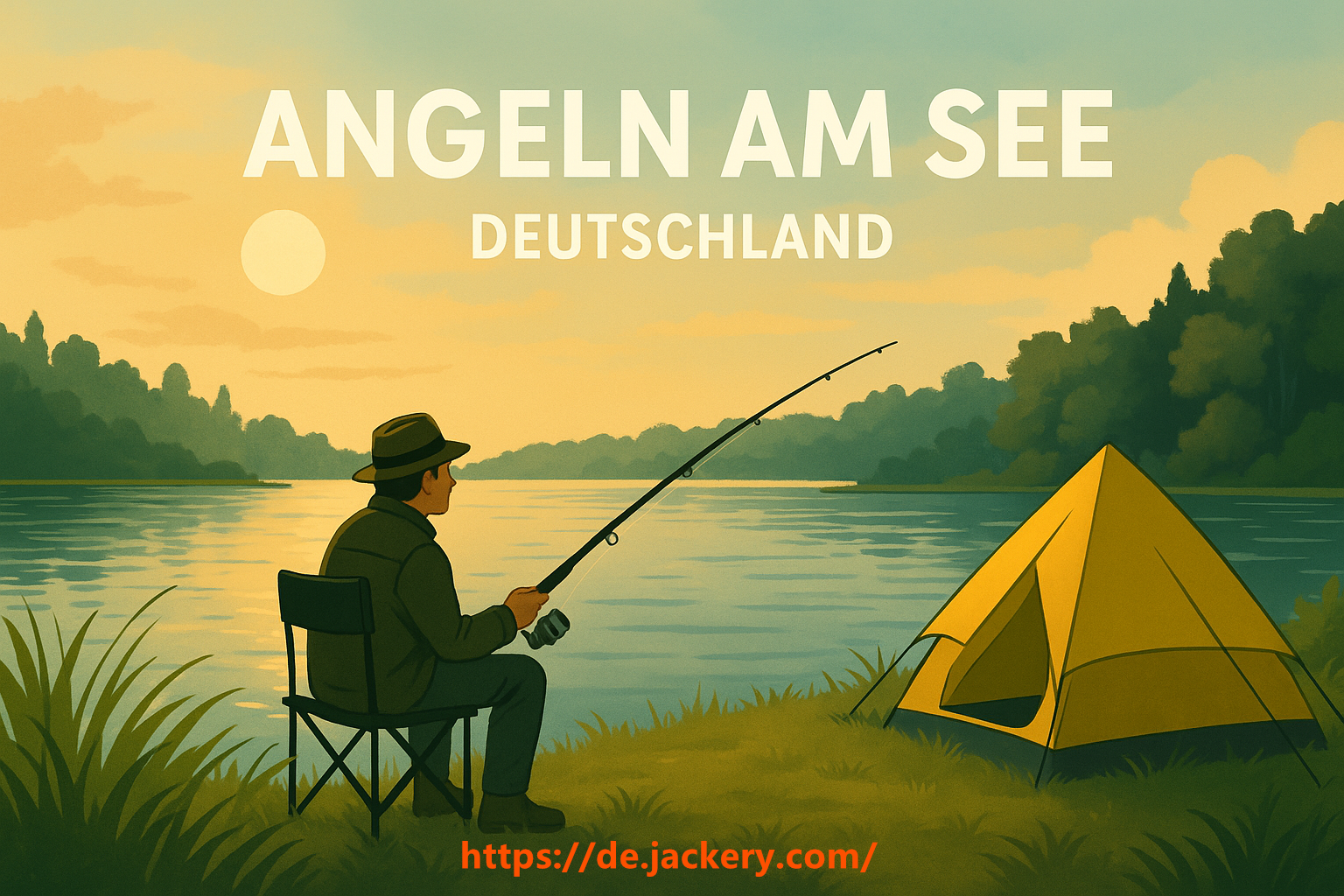 Angeln am See – Naturerlebnis, Ausrüstung & autarkes Camping für Angelfreunde
