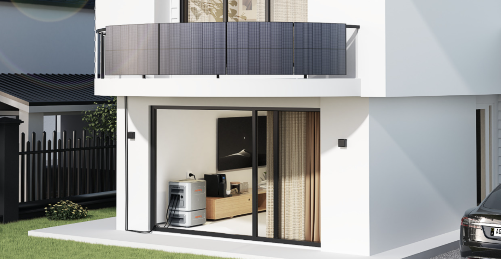 Wo können Sie Solarpanels für Ihre Balkon Solaranlage mit Speicher aufstellen?