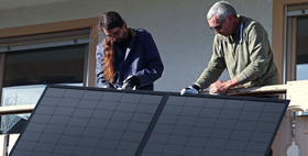 Befestigung solarmodule balkon