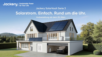 Jackery startet Vorverkauf für smarte Heimspeicher-Serie mit Rabatten: SolarVault 3 Pro