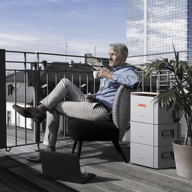 Balkonkraftwerk mit Speicher