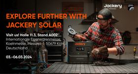 Jackery mit starken Rabatten auf der Internationalen Eisenwarenmesse in Köln: Kraftvolle Powerstations für Handwerker und Co. 