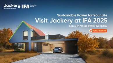 IFA 2025: Jackery präsentiert neue 500-Watt-Powerstation im flachen Format, Solardachziegel und DIY-Balkonkraftwerk mit integriertem Brandschutzsystem