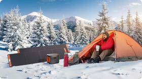 Kampf gegen die Kälte: Ein Leitfaden zur solar Heizung im Winter Camping Abenteuer