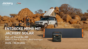 Jackery erstmalig auf der Abenteuer & Allrad: Vielfältige Plus-Serie an Powerstations und Solargeneratoren, Gewinne und starke Rabatte für Besucherinnen und Besucher