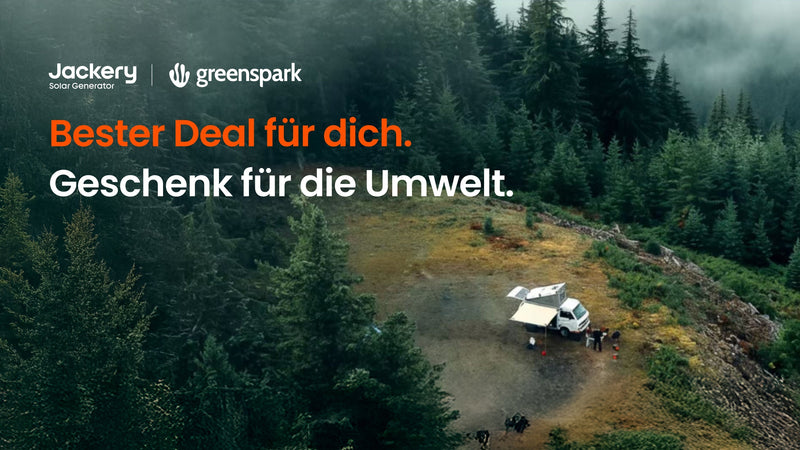 Jackery Kooperation mit Greenspark