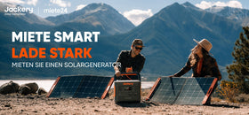 Mieten statt kaufen: Jackery Powerstations und mobile Solarpanels ab sofort bei Miete24