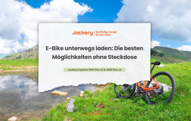 E-Bike unterwegs laden