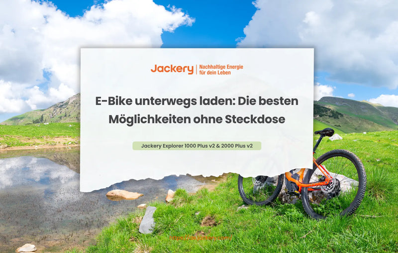 E-Bike unterwegs laden