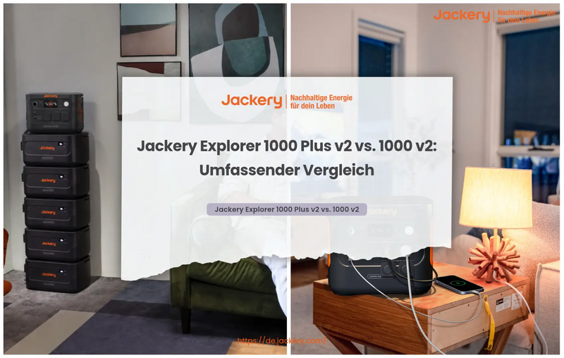 Jackery Explorer 1000 Plus v2 vs. 1000 v2