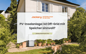 pv-inselanlage ist off-grid mit speicher sinnvoll