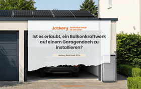 Ist es erlaubt, ein Balkonkraftwerk auf einem Garagendach zu installieren?