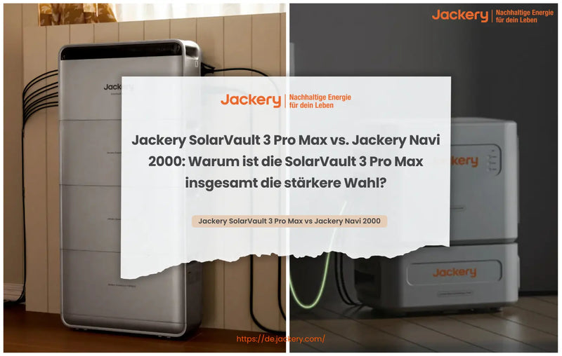Jackery SolarVault 3 Pro Max vs. Jackery Navi 2000