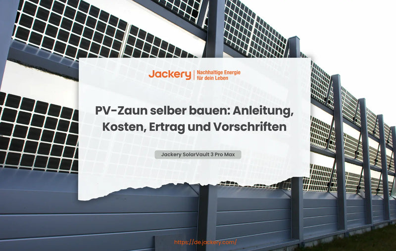PV-Zaun selber bauen