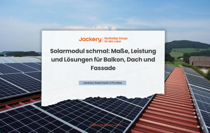 Solarmodul schmal