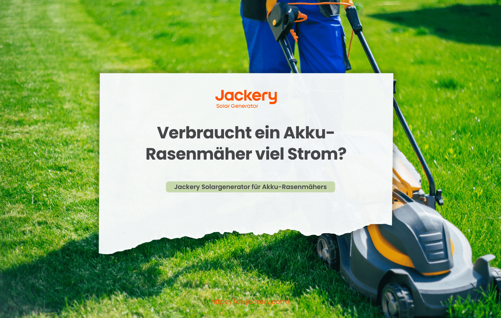 Verbraucht ein Akku-Rasenmäher viel Strom?