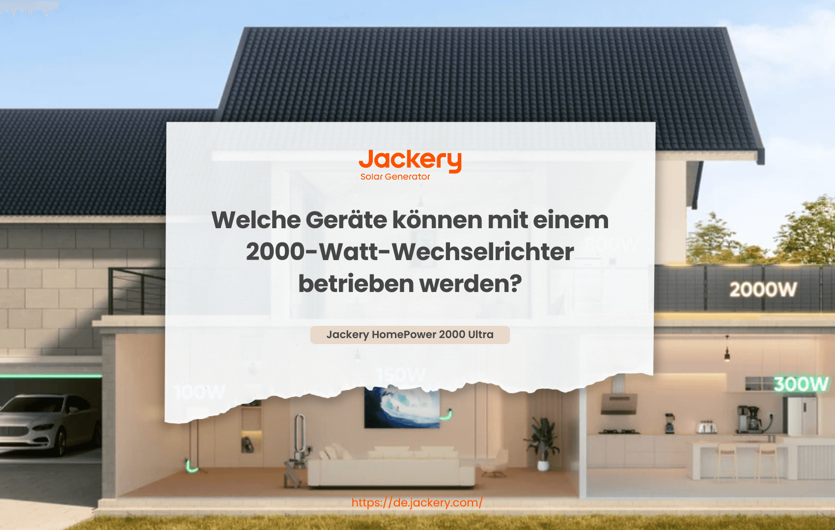 Welche Geräte können mit einem 2000-Watt-Wechselrichter betrieben werden?