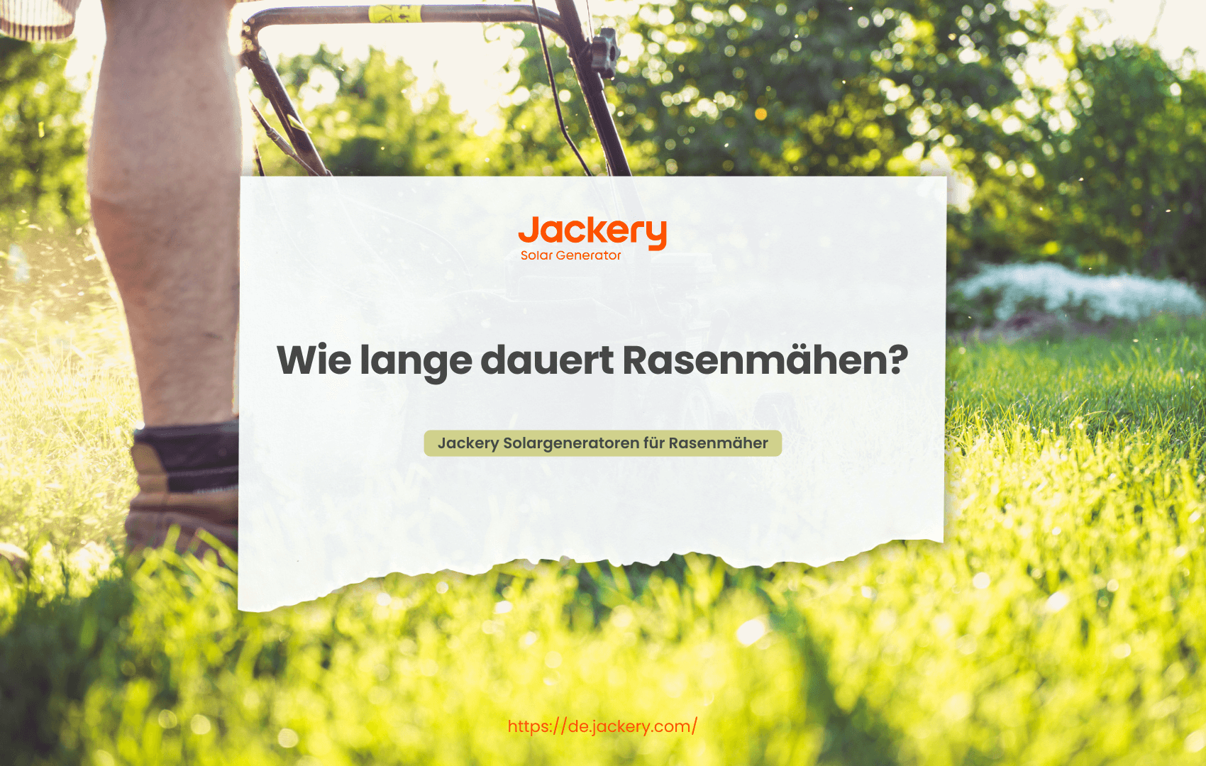 Wie lange dauert Rasenmähen?