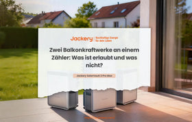 zwei balkonkraftwerke an einem zähler