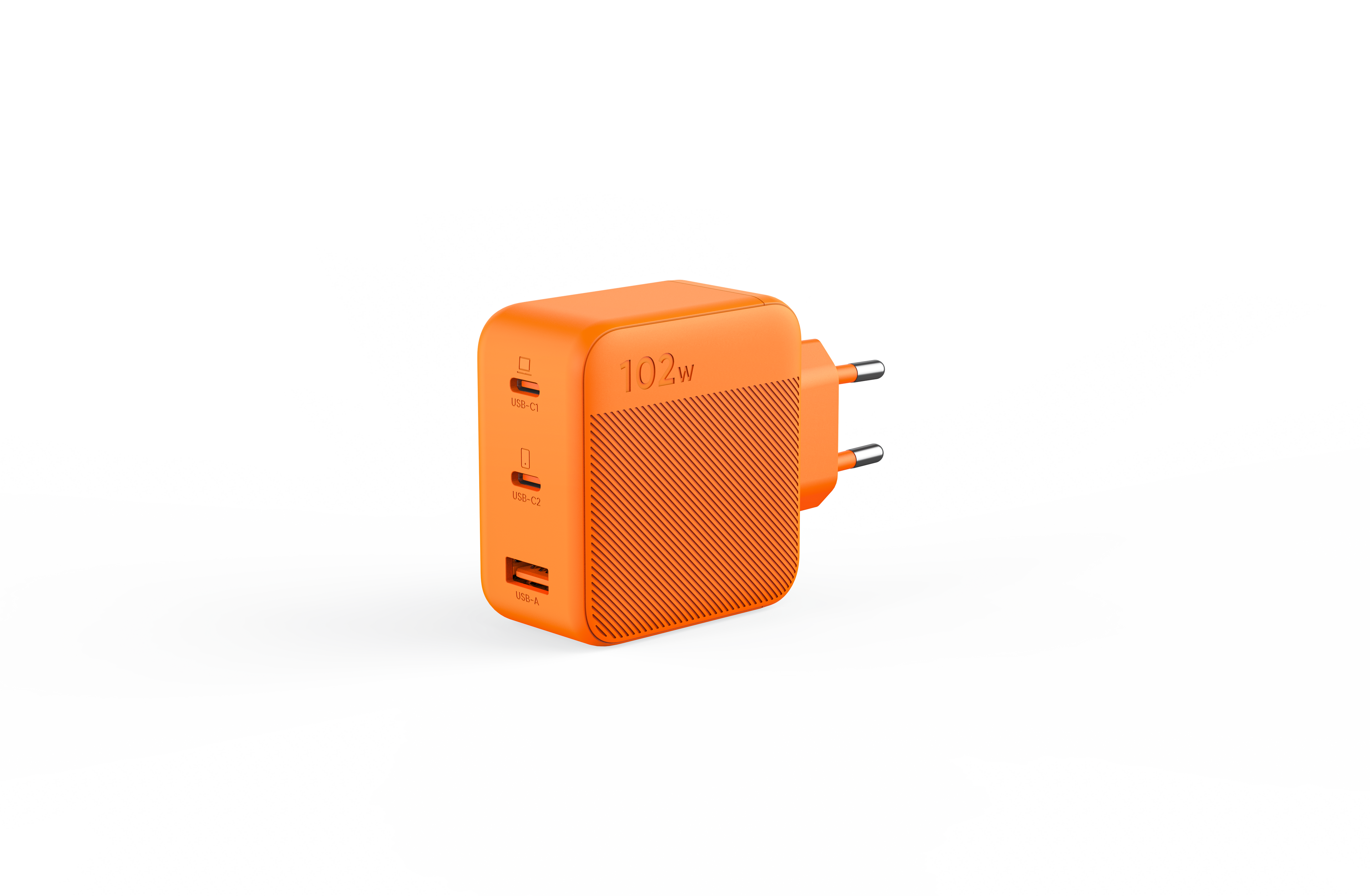 102 W GaN 3‑Port Schnellladegerät