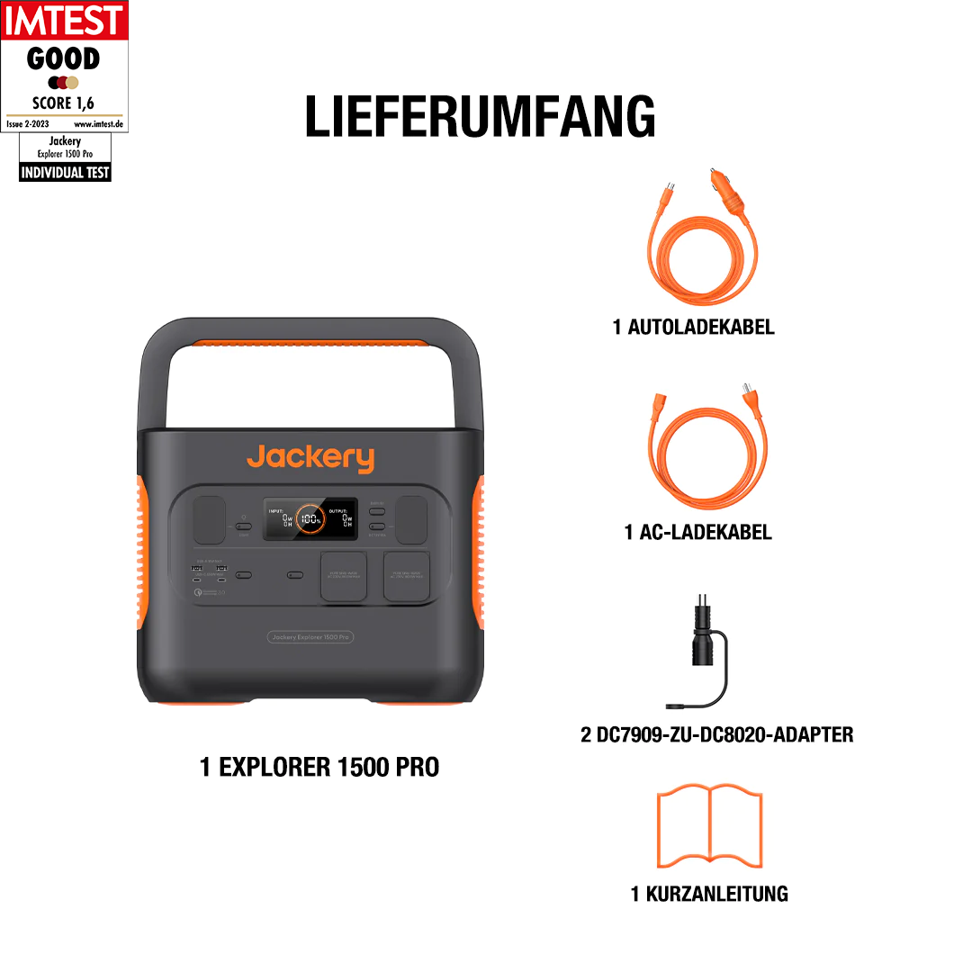 Jackery Solargenerator 1500 Pro