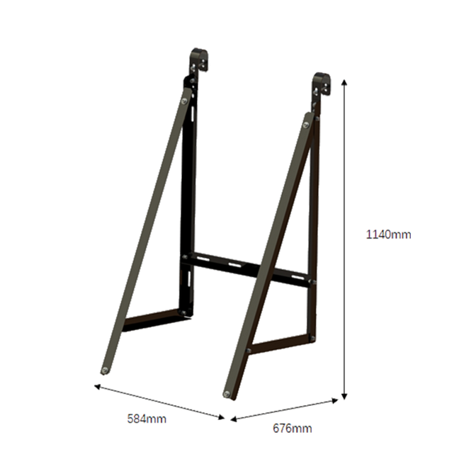 Jackery Montagehalterung für 4 leichte Solarmodule