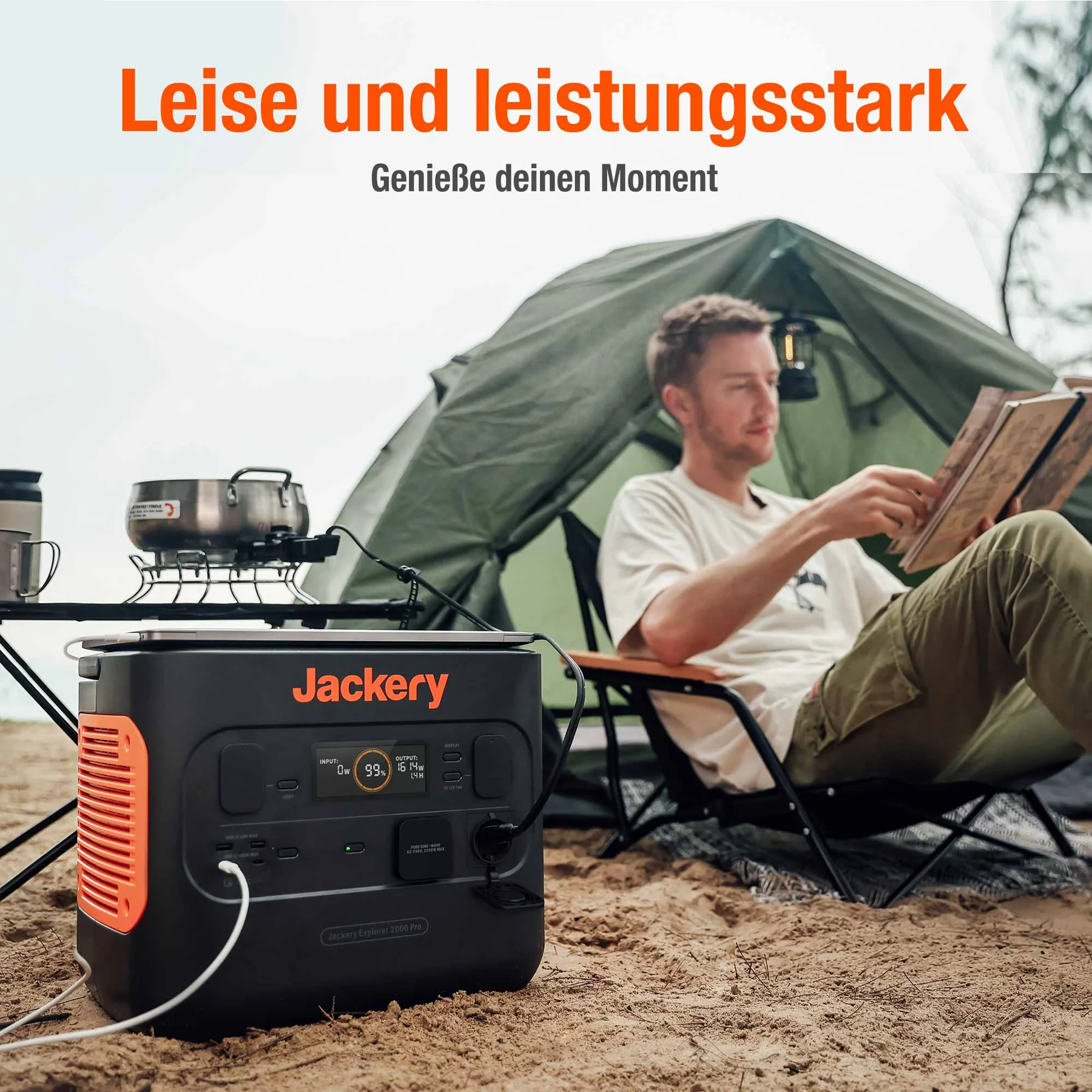 Jackery Explorer 2000 Pro Tragbare Powerstation