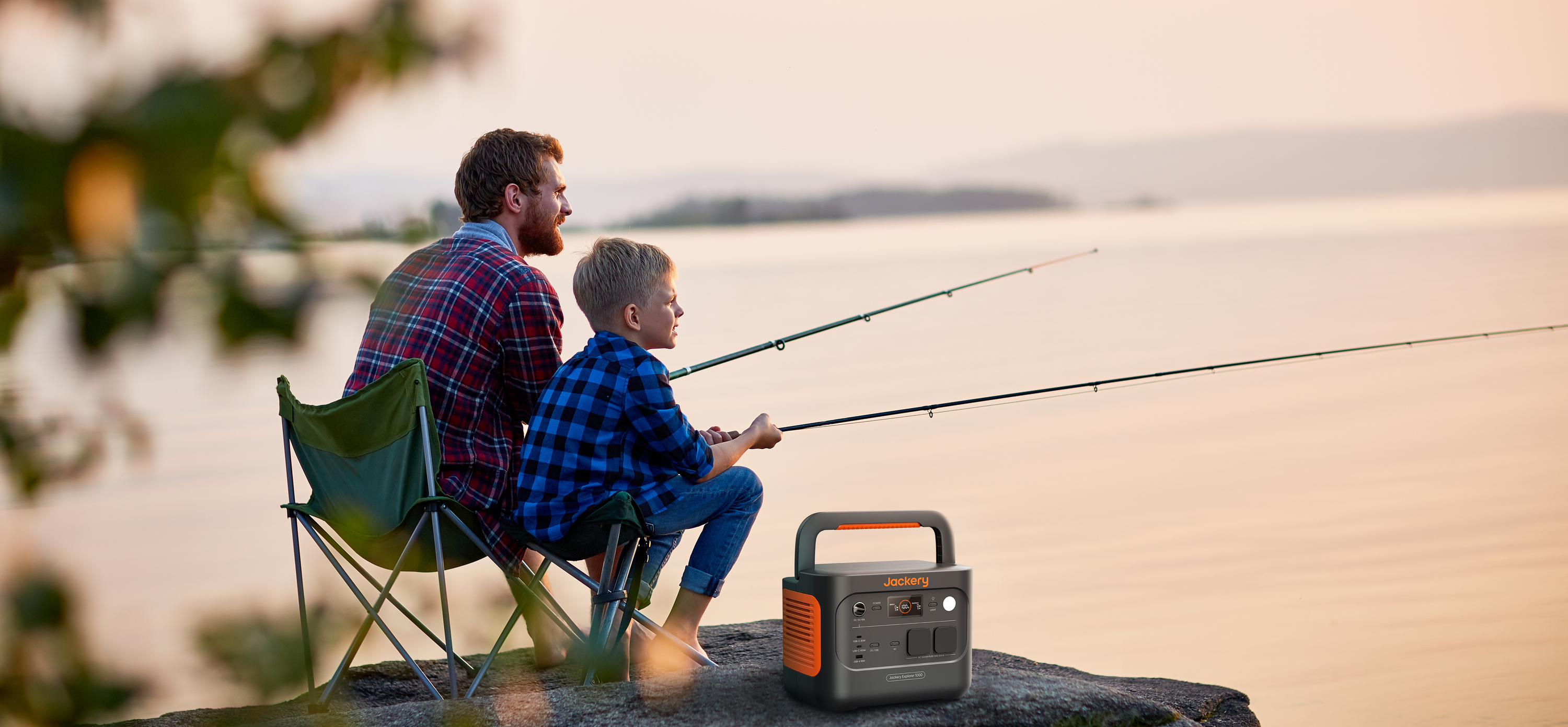Jackery Solargenerators für das Angeln