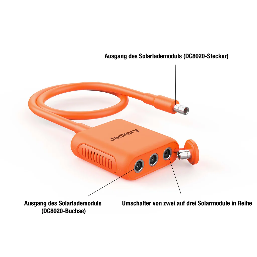 Der Solarpanel-Anschluss