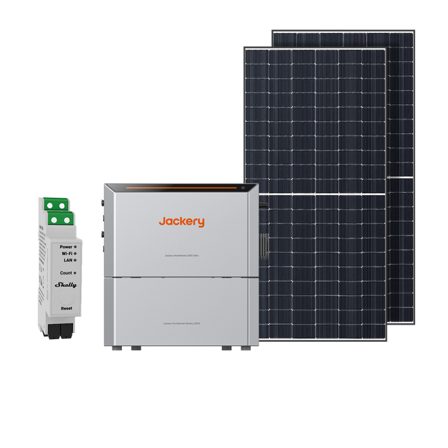 Jackery HomePower 2000 Ultra Balkonkraftwerk Set