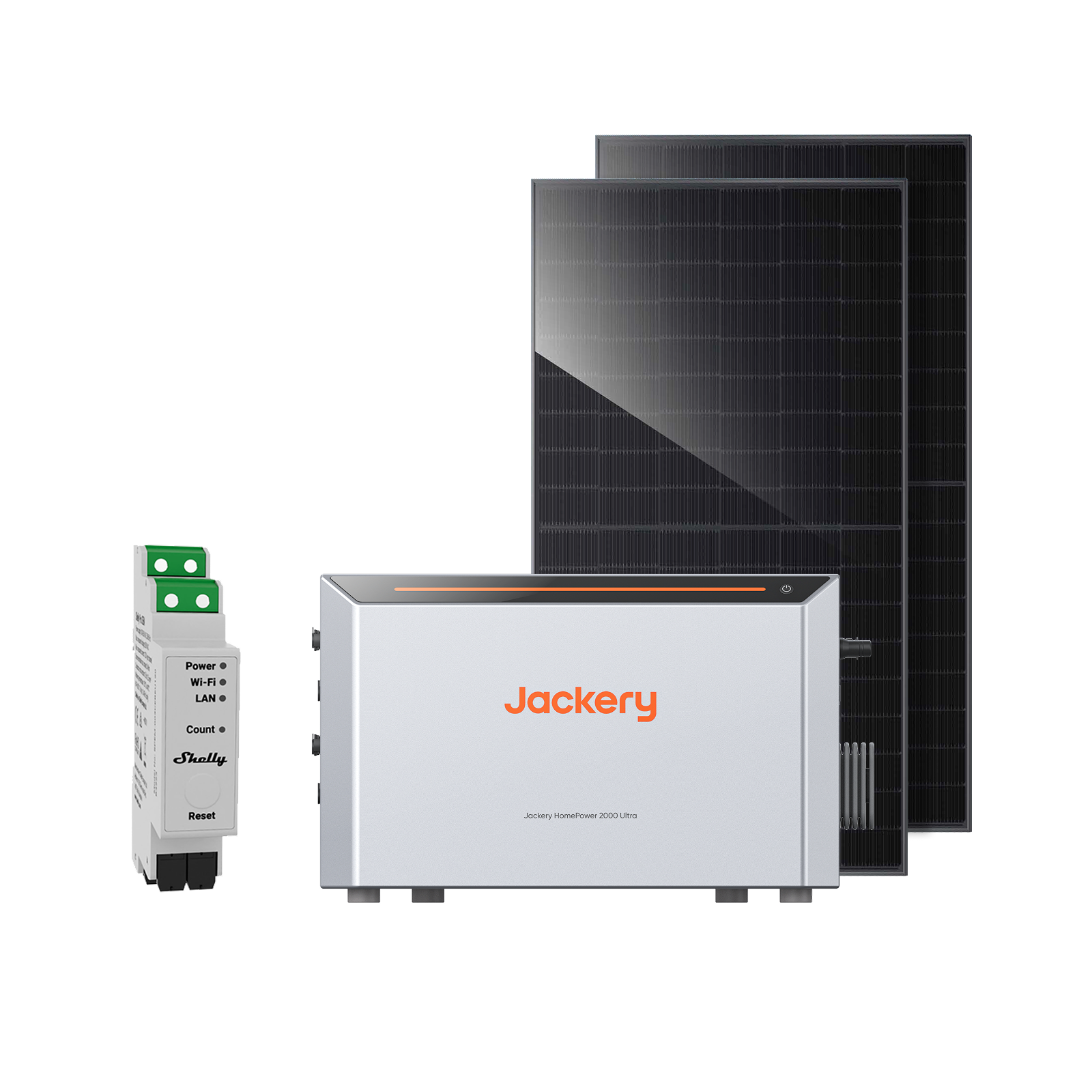 Jackery HomePower 2000 Ultra Balkonkraftwerk Set