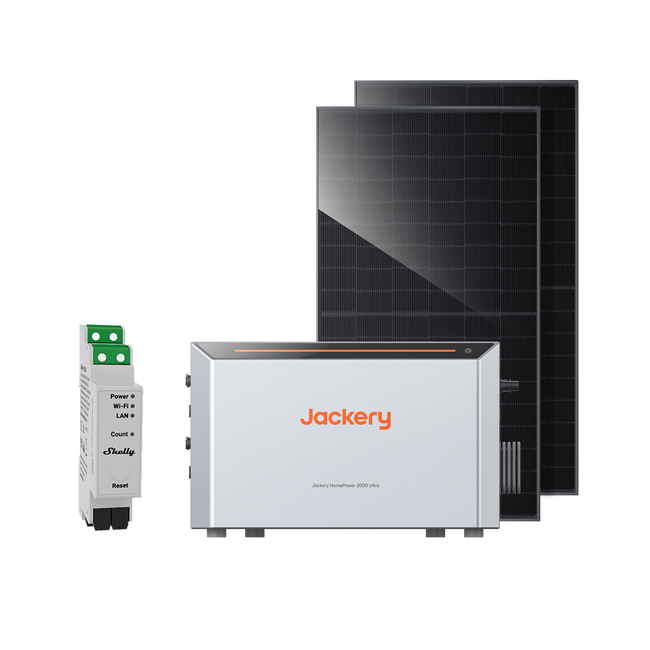 Jackery HomePower 2000 Ultra Balkonkraftwerk Set