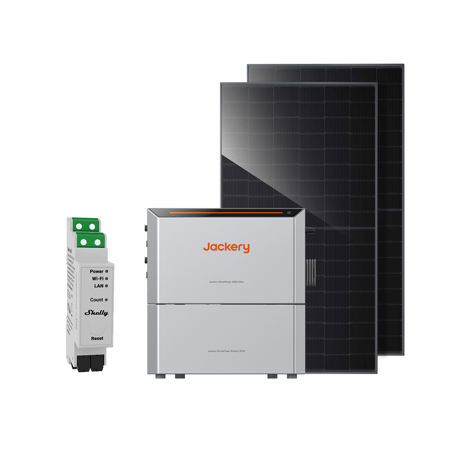 Jackery HomePower 2000 Ultra Balkonkraftwerk Set