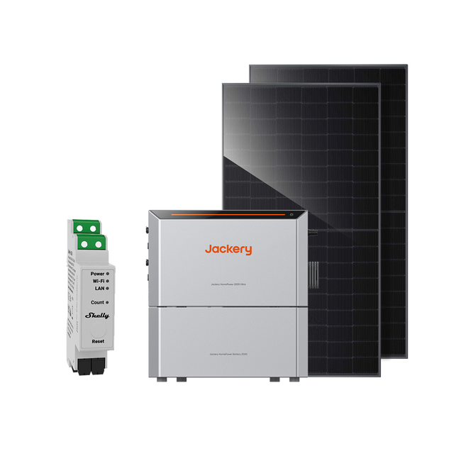 Jackery HomePower 2000 Ultra Balkonkraftwerk Set