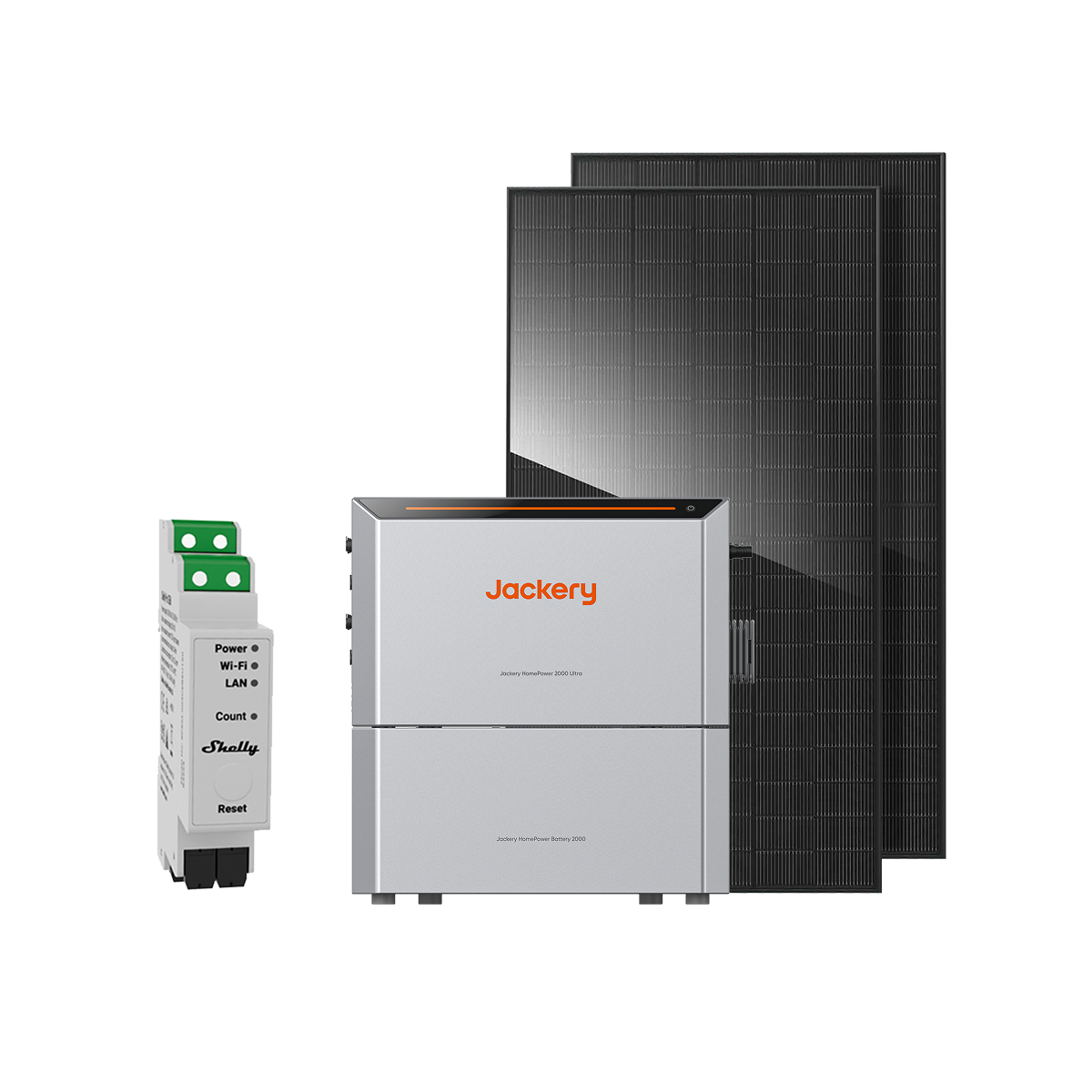 Jackery HomePower 2000 Ultra Balkonkraftwerk Set