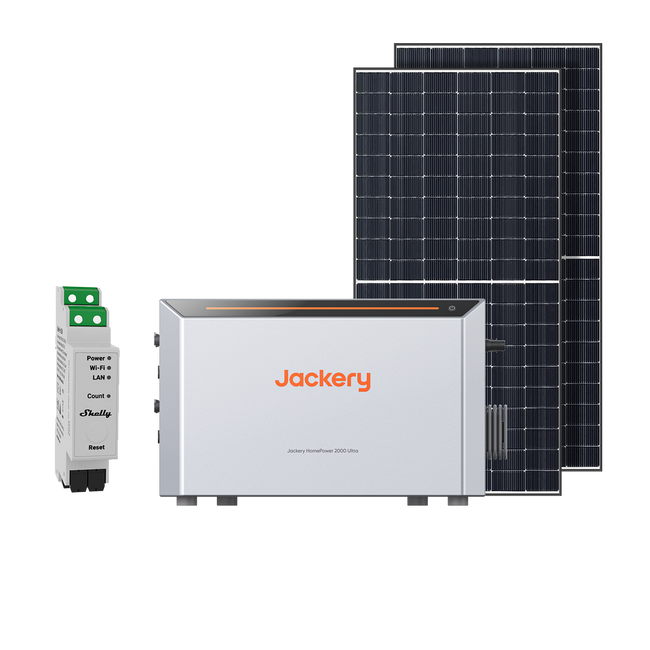 Jackery HomePower 2000 Ultra Balkonkraftwerk Set
