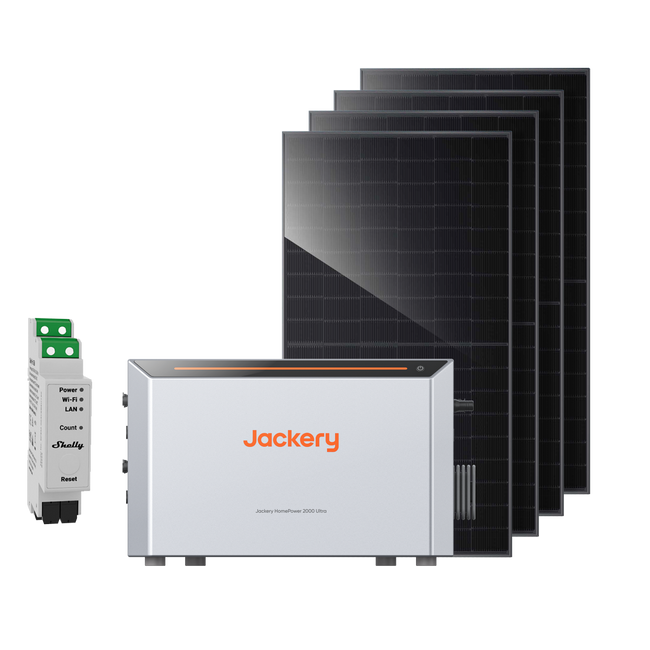 Jackery HomePower 2000 Ultra Balkonkraftwerk Set