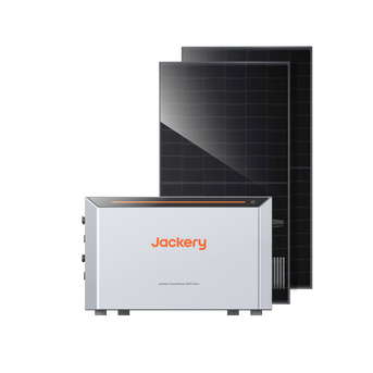 Jackery HomePower 2000 Ultra mit Speicher (450 Wp bifazialen Solarmodulen)