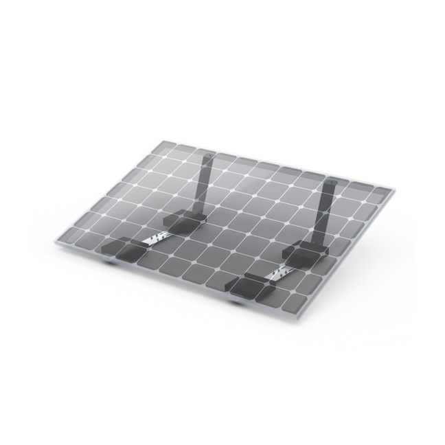 Solarpanelhalterung für Flachdach & Garten für 1 Modul