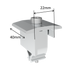 Solarmodul-Halterung für Schrägdach für 2 Module