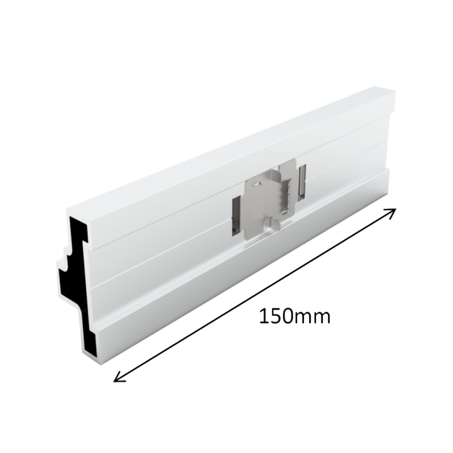 Solarmodul-Halterung für Schrägdach für 2 Module