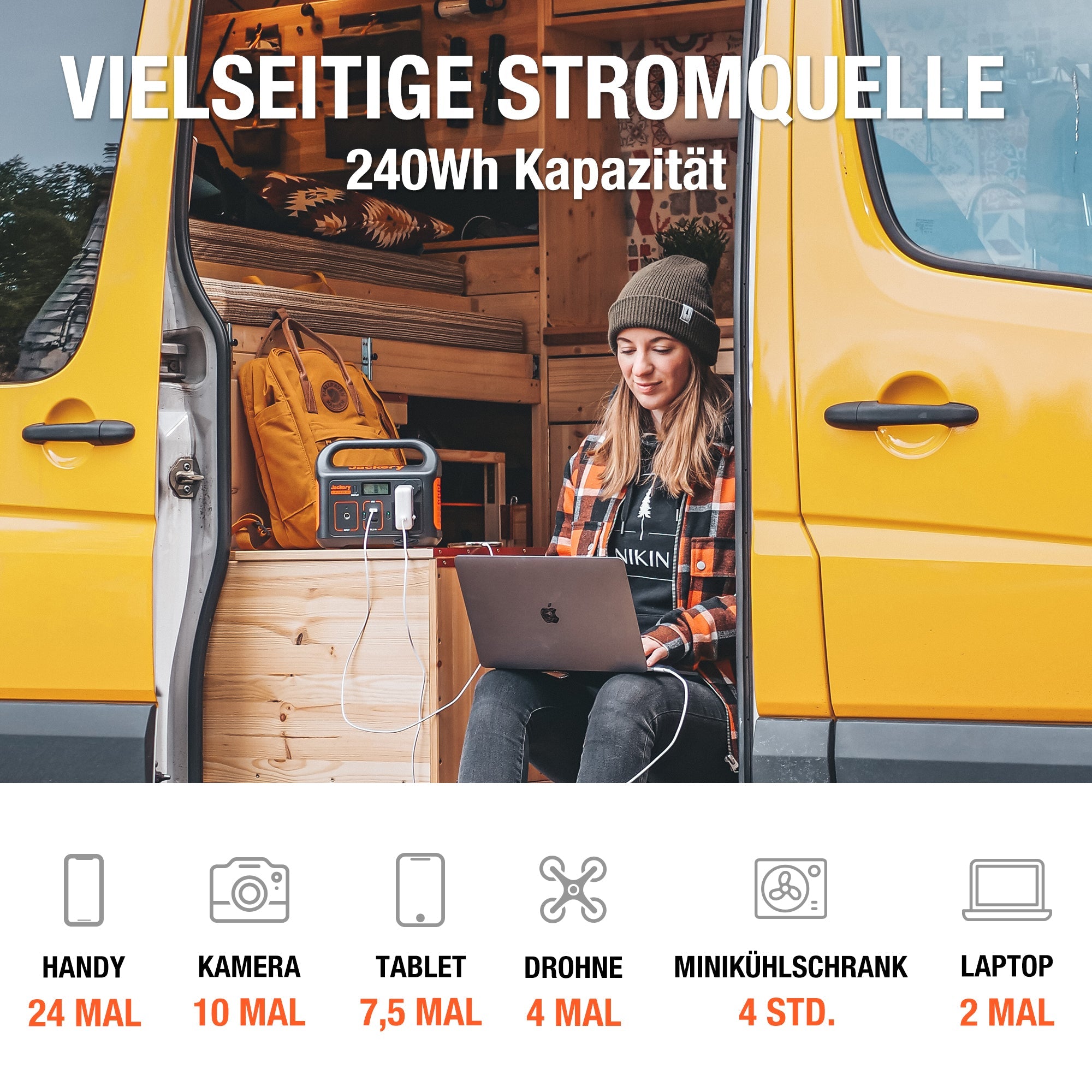Jackery Explorer 240 Tragbare Powerstation