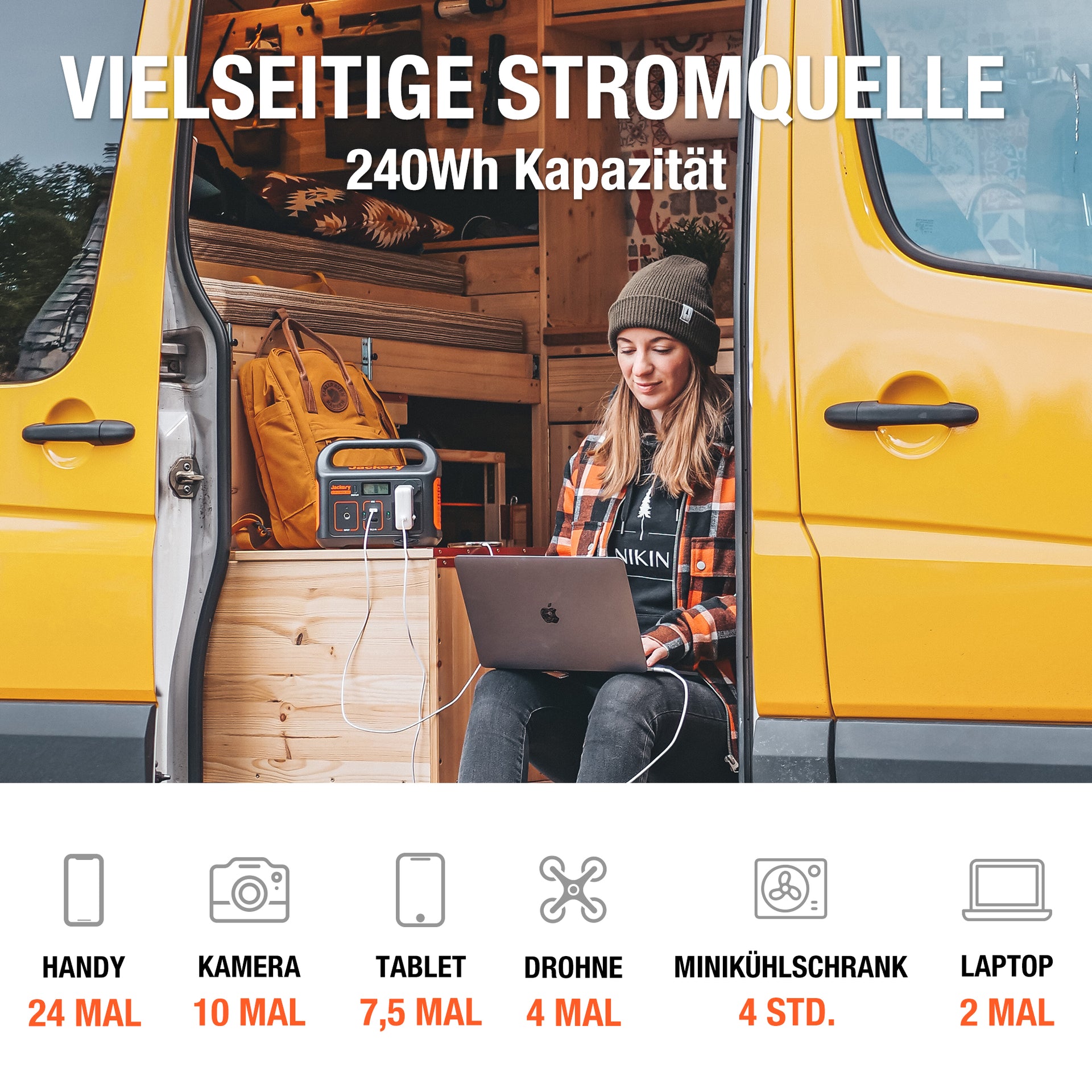 Jackery Explorer 240 Tragbare Powerstation