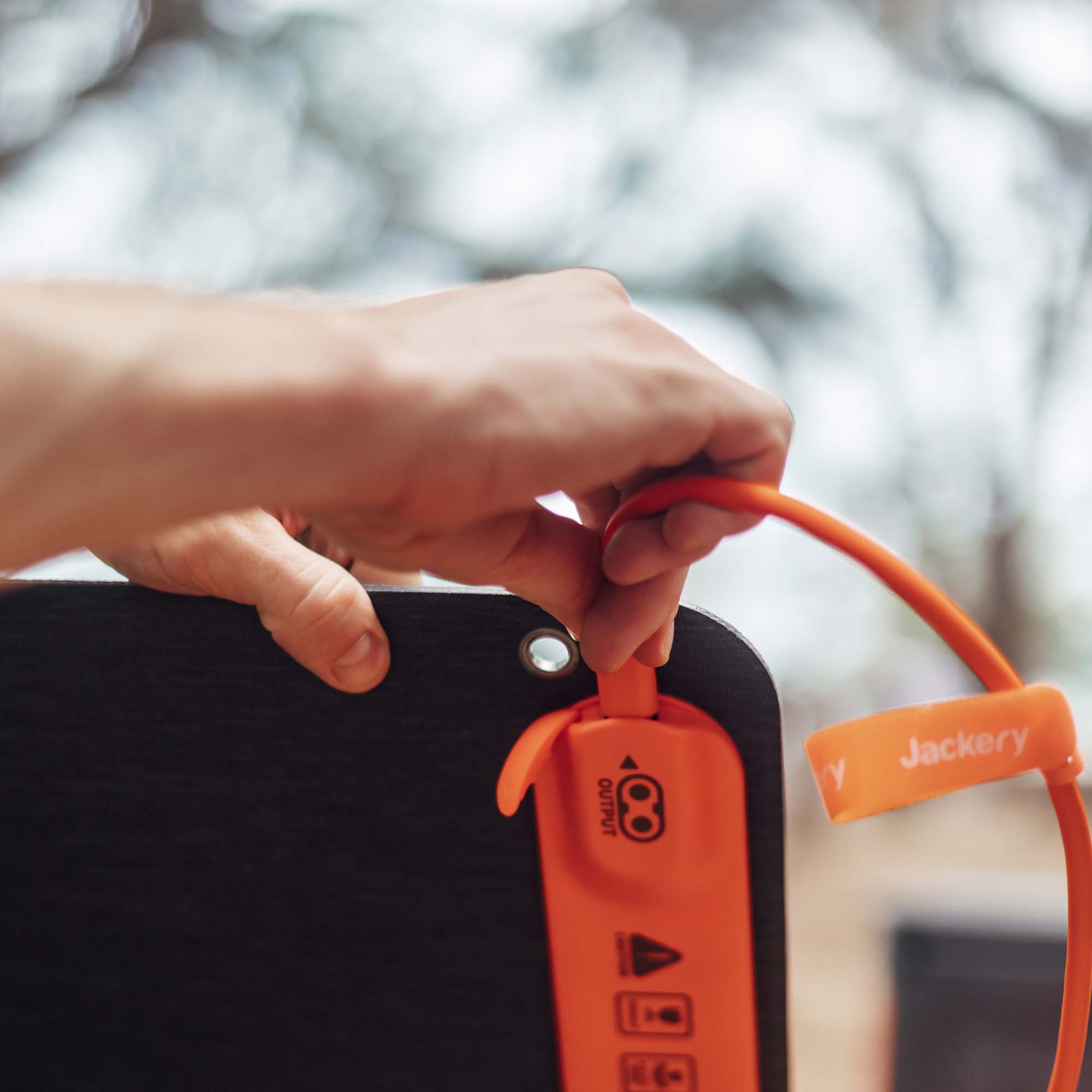 Jackery Solarpanel-Anschluss