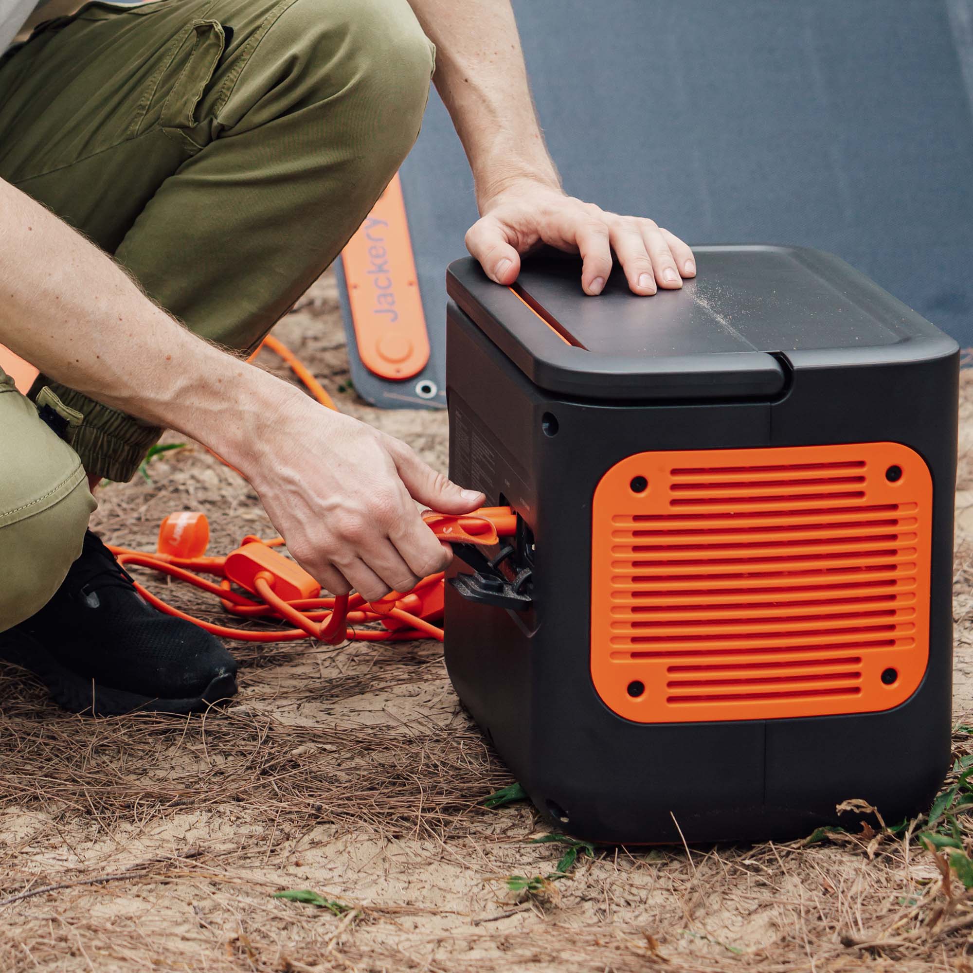 Jackery Solarpanel-Anschluss