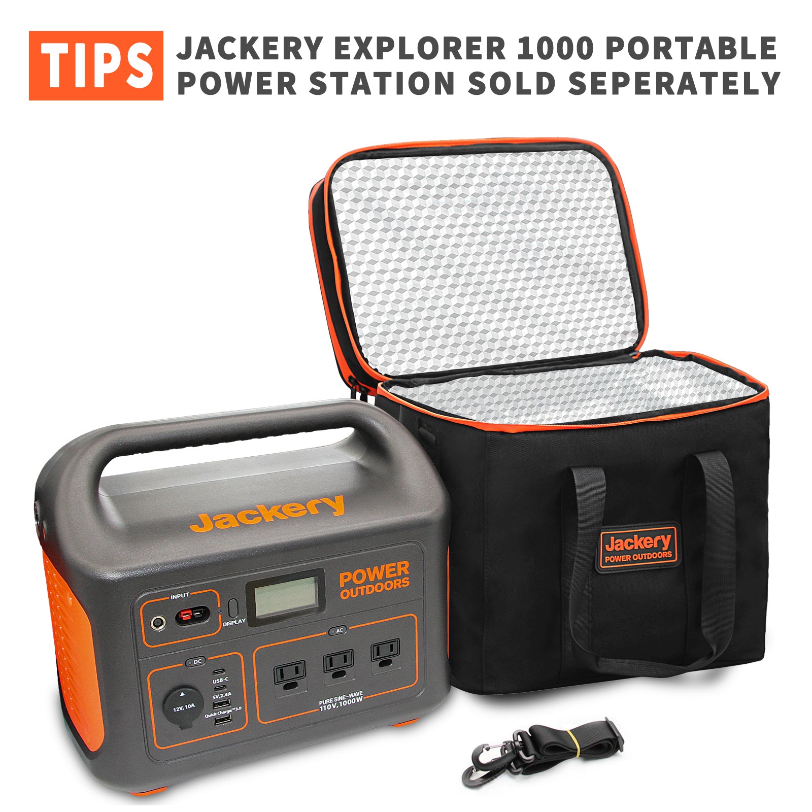 Jackery EVA Tragetasche für Explorer 1000 Tragbare Powerstation